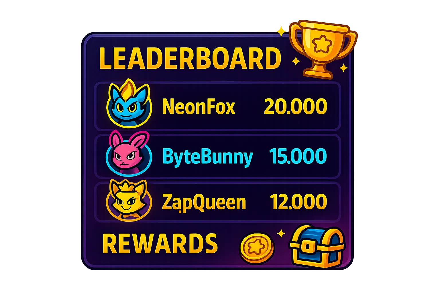 Leaderboard and rewards